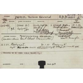 KNOWLES, Wallace Edward (Hawkesbury Diploma in Dairy (HDD))
