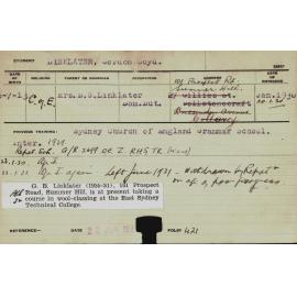 LINKLATER, Gordon Boyd (Hawkesbury Diploma of Agriculture (HDA))