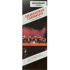 Graduation Ceremony - University of Western Sydney (UWS) - Programme & Recipients - 26 May 1994
