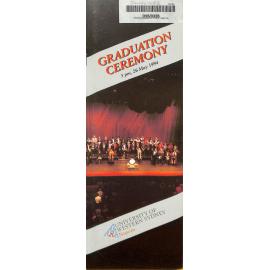 Graduation Ceremony - University of Western Sydney (UWS) - Programme & Recipients - 26 May 1994