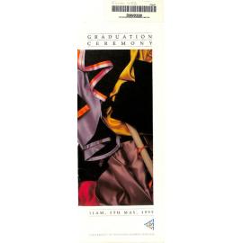 Graduation Ceremony - University of Western Sydney Nepean (UWSN) - Programme & Recipients - 5 May 1995