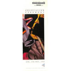 Graduation Ceremony - University of Western Sydney Nepean (UWSN) - Programme & Recipients - 4 May 1995