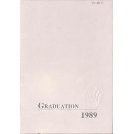 Graduation Ceremony - Nepean College of Advanced Education (NCAE) - Programme & Recipients - 1 May 1989