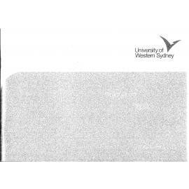 Graduation Ceremony - University of Western Sydney (UWS) - Programme & Recipients - 28 April 2003