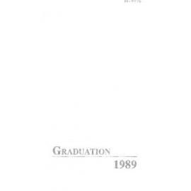 Graduation Ceremony - Nepean College of Advanced Education (NCAE) - Programme & Recipients - 2 May 1989 2pm