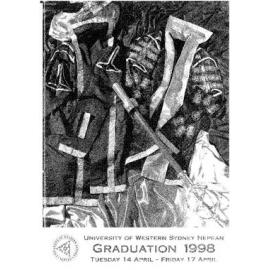 Graduation Ceremony - University of Western Sydney - Nepean (UWSN) - Programme & Recipients - 14-17 April 1998