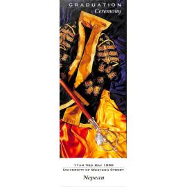 Graduation Ceremony - University of Western Sydney Nepean (UWSN) - Programme & Recipients - Faculty of Humanities & Social Sciences/ Faculty of Nursing & Health Studies - 3 May 1996