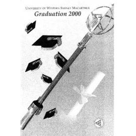 Graduation Ceremony - University of Western Sydney Macarthur (UWSM) - Programme & Recipients - April 2000