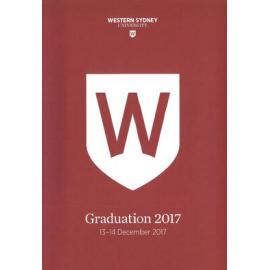 Graduation Ceremony - Western Sydney University - Programme & Recipients - 13-14 December 2017