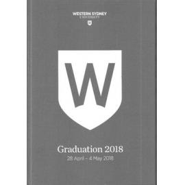 Graduation Ceremony - Western Sydney University - Programme & Recipients - 28 April-4 May 2018