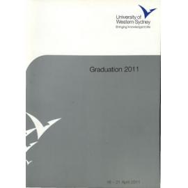 Graduation Ceremony - University of Western Sydney (UWS) - Programme & Recipients - 16-21 April 2011