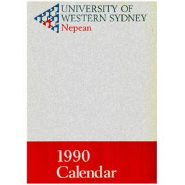 Calendar - University of Western Sydney, Nepean (UWSN) - 1990