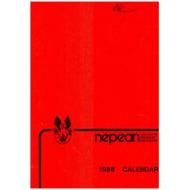 Calendar - Nepean College of Advanced Education (NCAE) - 1986