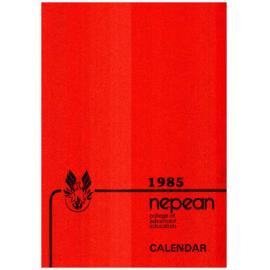 Calendar - Nepean College of Advanced Education (NCAE) - 1985