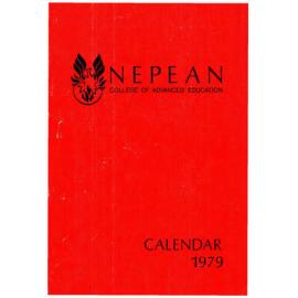 Calendar - Nepean College of Advanced Education (NCAE) - 1979