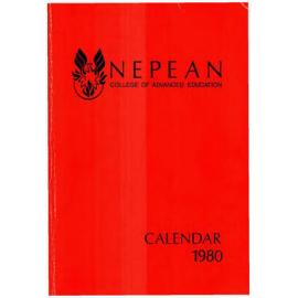 Calendar - Nepean College of Advanced Education (NCAE) - 1980