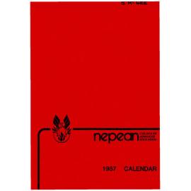 Calendar - Nepean College of Advanced Education (NCAE) - 1987