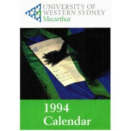 Calendar - University of Western Sydney, Macarthur (UWSM) - 1994