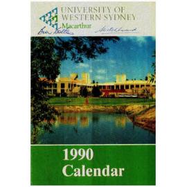 Calendar - University of Western Sydney, Macarthur (UWSM) - 1990