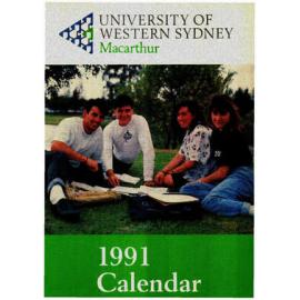 Calendar - University of Western Sydney, Macarthur (UWSM) - 1991