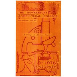 Calendar - Hawkesbury Agricultural College of Advanced Education (HACAE) - 1976