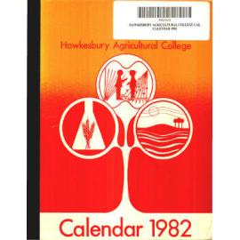 Calendar - Hawkesbury Agricultural College of Advanced Education (HACAE) - 1982