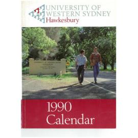 Calendar - University of Western Sydney, Hawkesbury (UWSH) - 1990