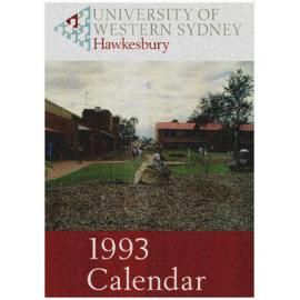 Calendar - University of Western Sydney, Hawkesbury (UWSH) - 1993