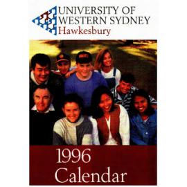 Calendar - University of Western Sydney, Hawkesbury (UWSH) - 1996