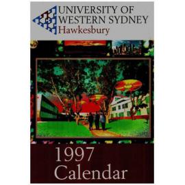 Calendar - University of Western Sydney, Hawkesbury (UWSH) - 1997