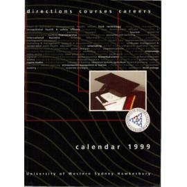 Calendar - University of Western Sydney, Hawkesbury (UWSH) - 1999