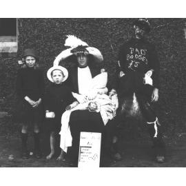 Empire Day - Students dressed up - Dad booses [Hawkesbury Agricultural College (HAC)]