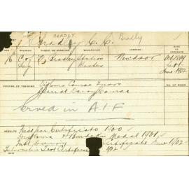 BRADLY, Cyril Clayton (Hawkesbury Diploma of Agriculture (HDA) - Special course - Dairy)