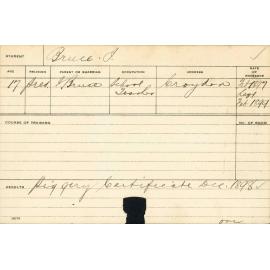 BRUCE, J (Certificate - Piggery)