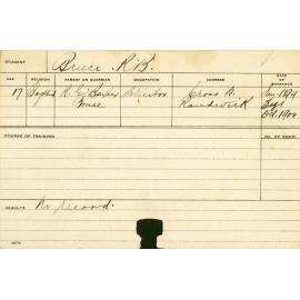 BRUCE, R Baxter (Agriculture)