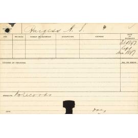 BURGESS, Arthur James Weatherall (Agriculture)