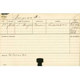 BURGESS, HB (Agriculture)