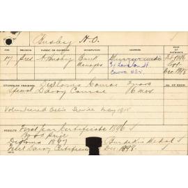 BUSBY, HO (Hawkesbury Diploma of Agriculture (HDA), Burdekin Medal & Certificate - Dairy)