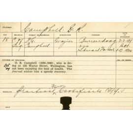 CAMPBELL, GR (Certificate - Farm)