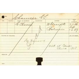 CHAMIER, George J (Agriculture)