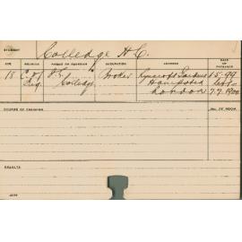 COLLEDGE, HC (Agriculture)