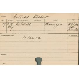 COLLETT, Walter (Agriculture 1891)