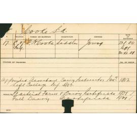 COOKE, SA (Practical Farm & Dairy Certificate)