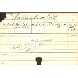 COWLISHAW, GO (Agriculture)