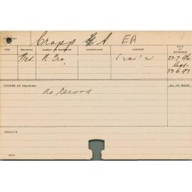 CRAPP, EA (Agriculture)