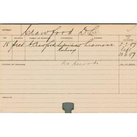 CRAWFORD, DL (Agriculture)