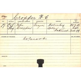 CROPPER, HC (Agriculture)