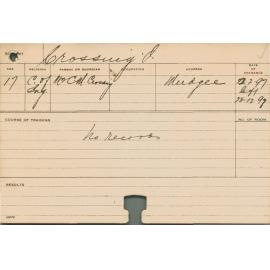 CROSSING, J (Agriculture)