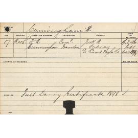 CUNNINGHAM, H (Full Dairy Certificate)