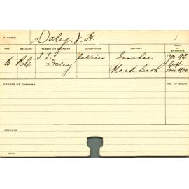 DALY, JH (Agriculture)